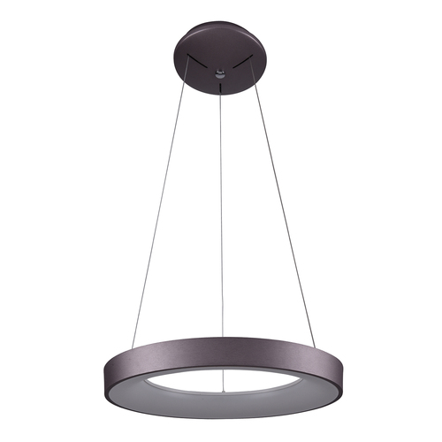 Check Italux Brown Acrylic LED Pendant Light 48 cm 3000K 40W 5304-840RP-CO-3