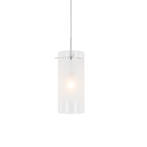 Check Italux Pendant Light White Chrome Glass E27 12 cm MDF9489/1