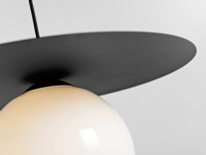 SKIVA BALL L pendant lamp - black small 4