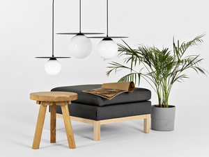 SKIVA BALL S pendant lamp - black small 2