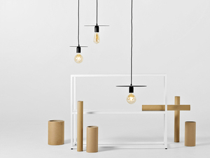 SKIVA L pendant lamp - black small 2