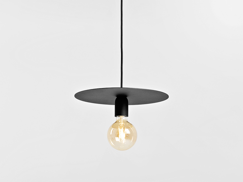 Check SKIVA L pendant lamp - black