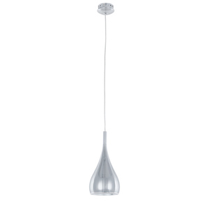 Italux Anon Chrome Pendant Light E27 16 cm Metal Alloy MA01986C-001 CH small 1