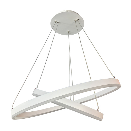 Check Italux Jovita White LED Pendant Lamp 60 cm 74W 3000K 5239-874RP-WH-3