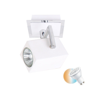Spotlight Italux Mateo GU10 Chrome White Sandblasted FH31151SJS3 small 0