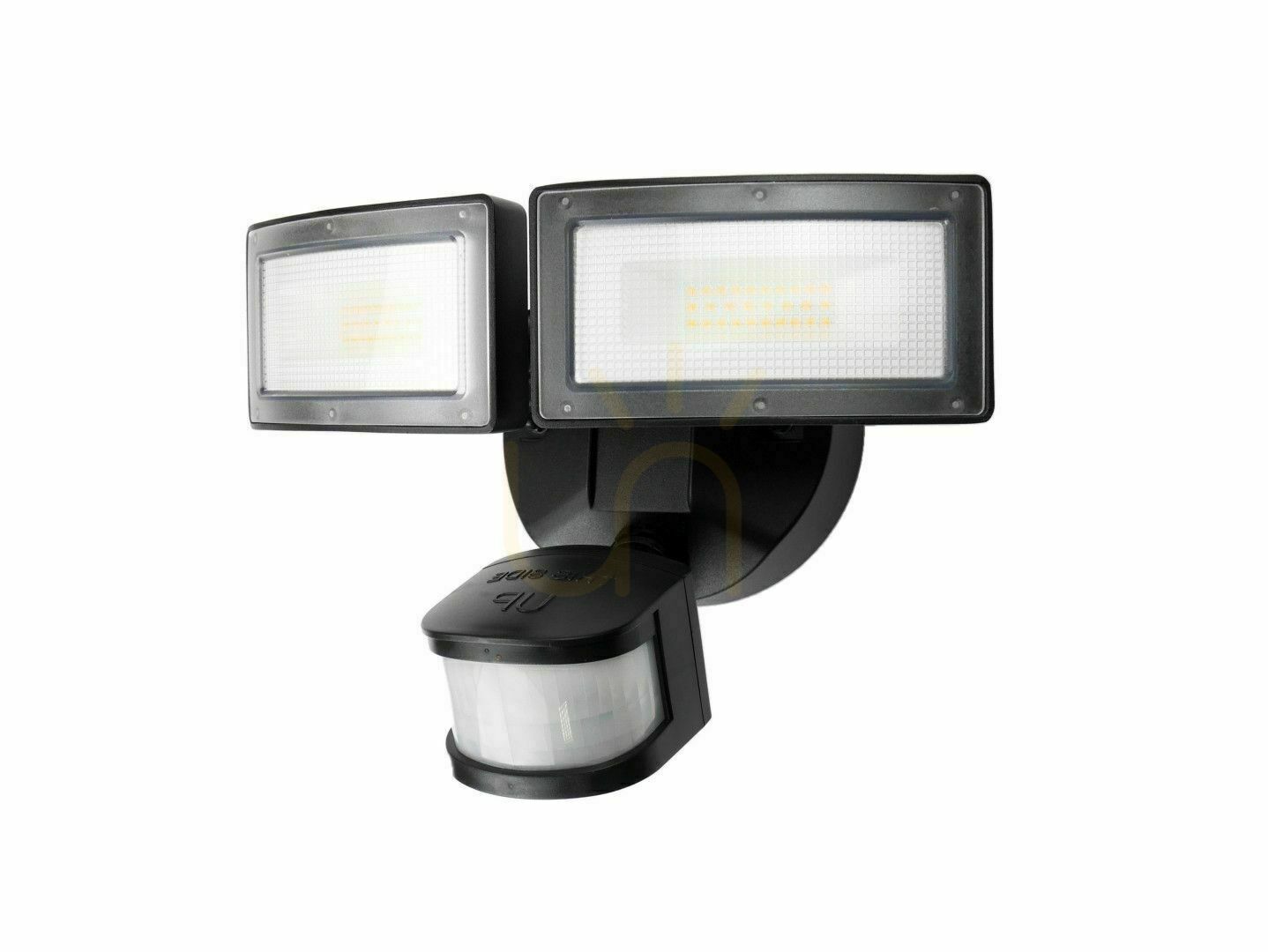 Outdoor Wall Lamp SU-MA Duo Black LED 36W 4000K PIR 6556-PIR