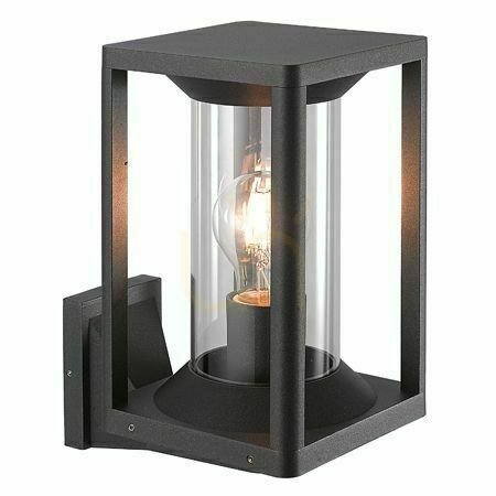 Outdoor Wall Lamp SU-MA Porto M1931 Black Cast Aluminum E27 IP65