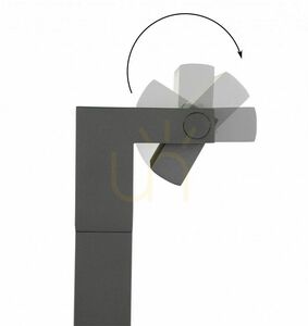 Outdoor Post Light SU-MA Rota RT-780 Dark Gray LED 10W 4000K 78 cm IP54 small 2