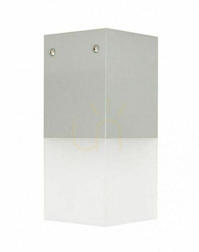 Check External Ceiling Light SU-MA Cube Max Silver IP44 E27 CB-MAX S AL