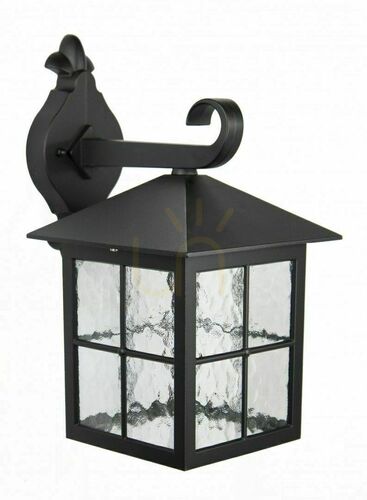 Check Outdoor Wall Lamp SU-MA Wenecja K 3012/1/KW Black Patina E27 IP43