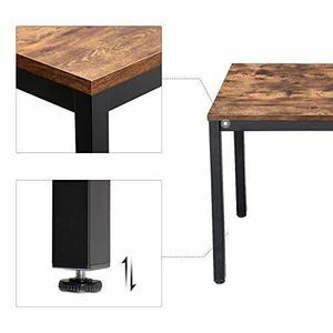 Computer desk / rustic brown table LWD64X small 6