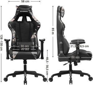 Military Moro RCG42GY gaming chair small 5