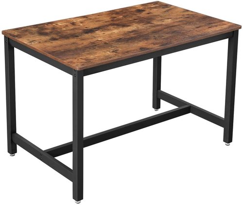 Check Industrial dining table Alinru KDT75X VASAGLE