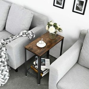 Industrial furniture console rustic brown LET31BX small 2