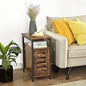 Bedside table / rustic brown LET61BX small 2