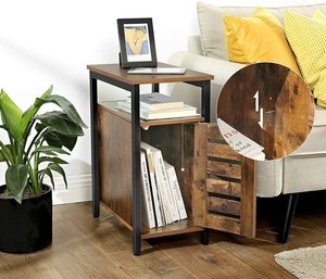 Bedside table / rustic brown LET61BX small 4
