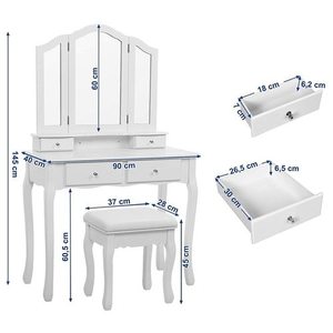 White Dressing Table RDT07W 5 White Dressing Table RDT07W small 5