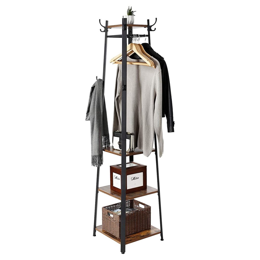Show LCR80X retro loft hanger for jackets / coats with shelves LCR80X retro loft hanger for jackets / coats with shelves