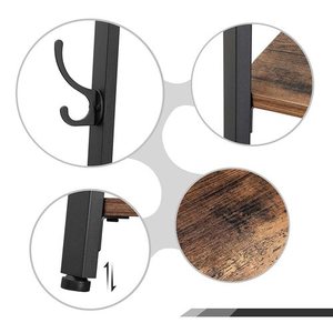 LCR80X retro loft hanger for jackets / coats with shelves 6 LCR80X retro loft hanger for jackets / coats with shelves small 6