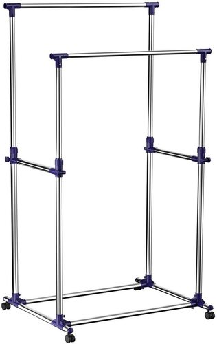 Check Songmics LLR03L rolling clothes rack with double rail