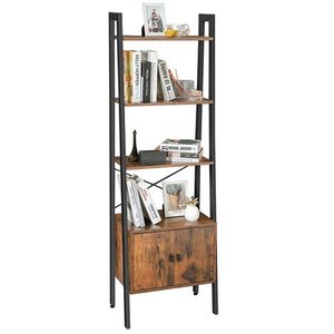 Bookcase Alinru retro loft rustic brown 173 cm LLS47BX VASAGLE small 4