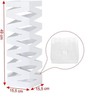 White LUC16W umbrella stand small 6