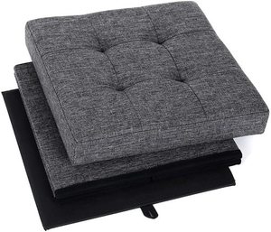 Folding pouffe with a container LSF27Z small 5