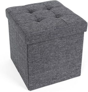 Folding pouffe with a container LSF27Z small 0
