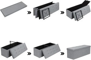 Folding pouffe with storage LSF77G 6 Folding pouffe with storage LSF77G small 6