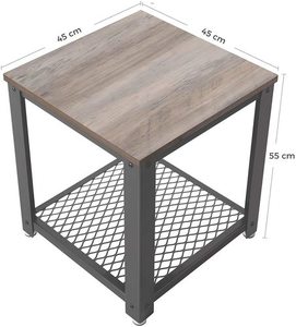 LET41MG VASAGLE loft style coffee table small 3