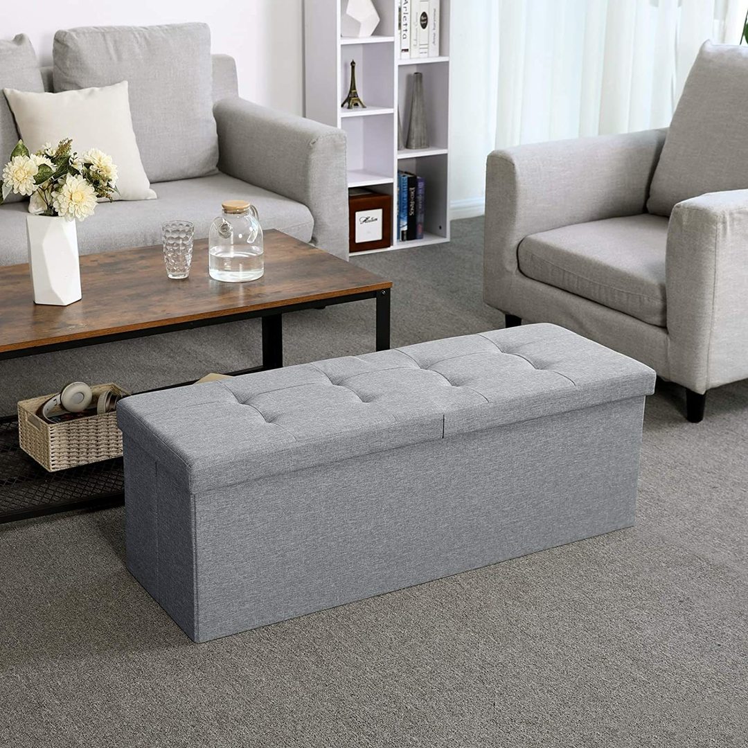 View Folding pouffe with storage for bedding LSF71G Folding pouffe with storage for bedding LSF71G