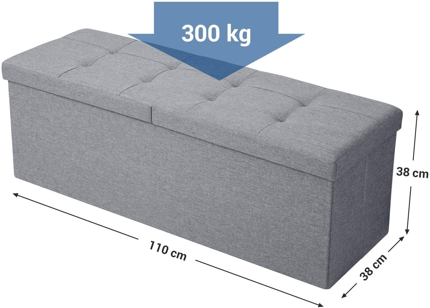 Display Folding pouffe with storage for bedding LSF71G Folding pouffe with storage for bedding LSF71G