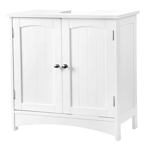 Check White Bathroom Sink Cabinet BBC01WT