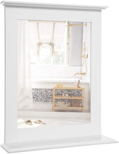 Check MIRROR bathroom wall