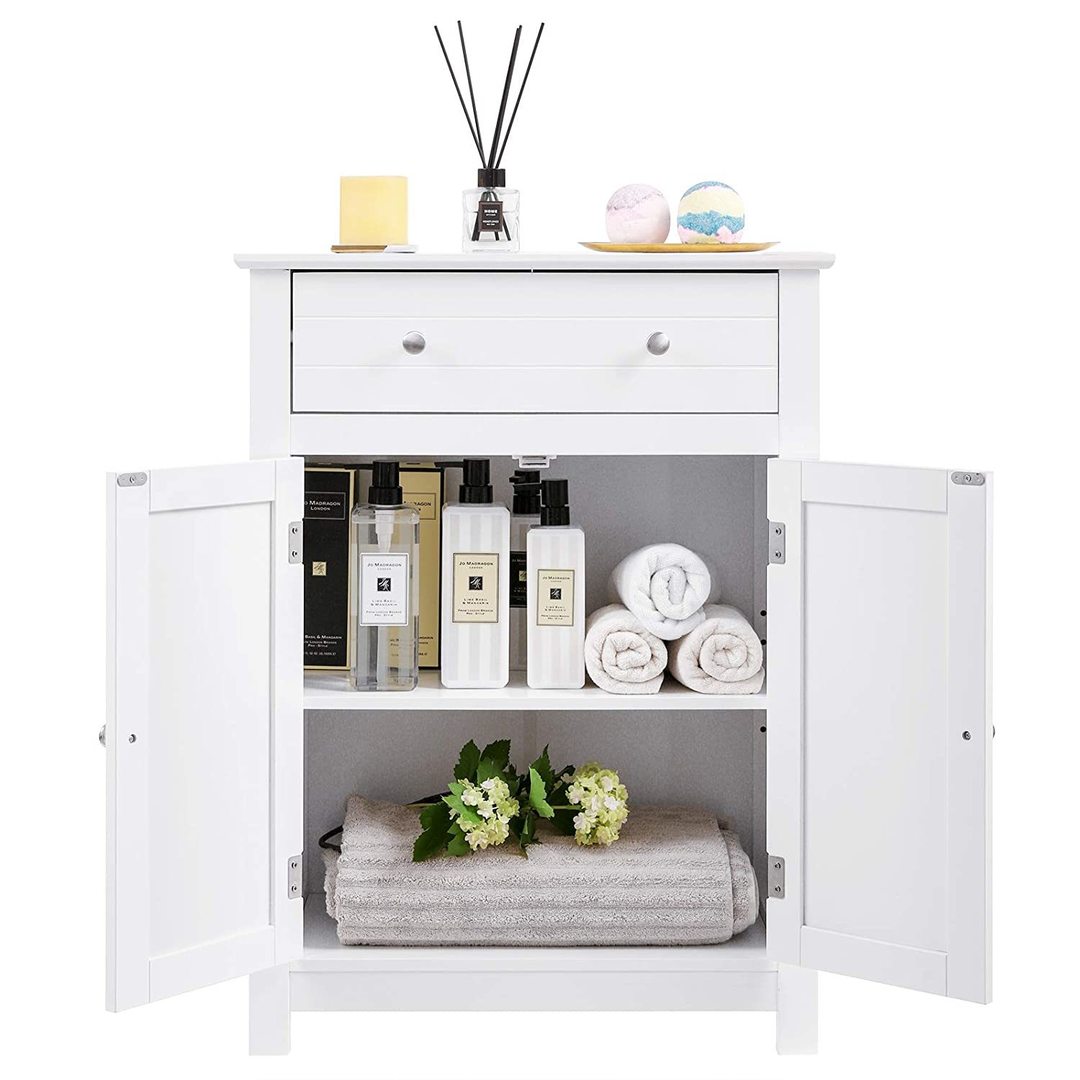 View Classic bathroom / hall cabinet white BBC61WT VASAGLE Classic bathroom / hall cabinet white BBC61WT VASAGLE