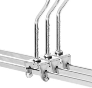 Set of 20 metal Hangers for Pants CRI003-20 small 5