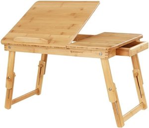 Multifunctional folding laptop table LLD01N Songmics small 0