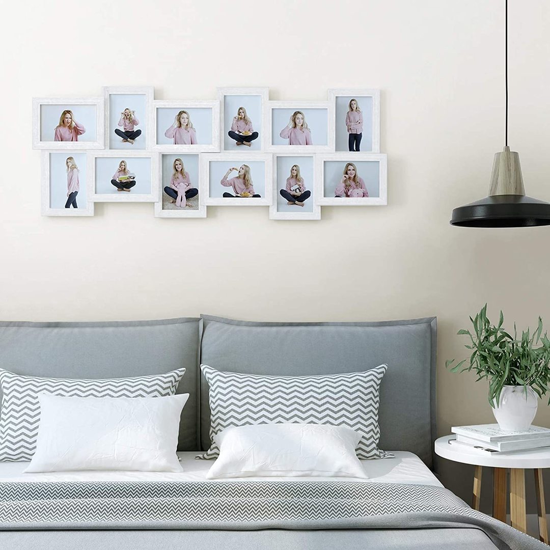 View Set of 12 photo frames collage RPF22W Songmics Set of 12 photo frames collage RPF22W Songmics
