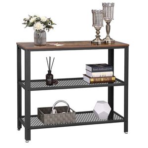 Loft console rustic brown LNT81BX 2 Loft console rustic brown LNT81BX small 2
