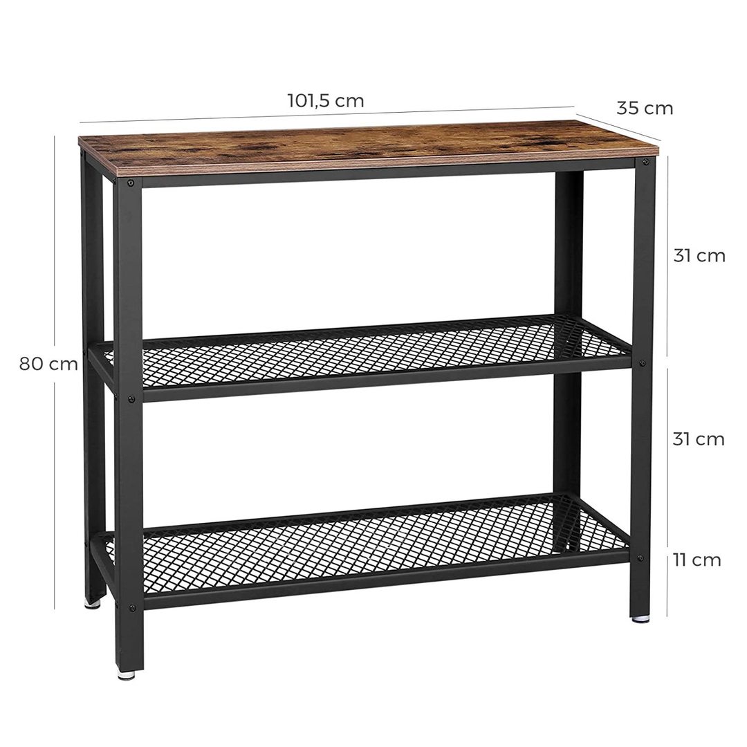 Show Loft console rustic brown LNT81BX Loft console rustic brown LNT81BX