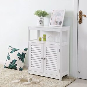 White Bathroom Cabinet BBC40WT small 1