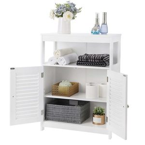White Bathroom Cabinet BBC40WT small 2