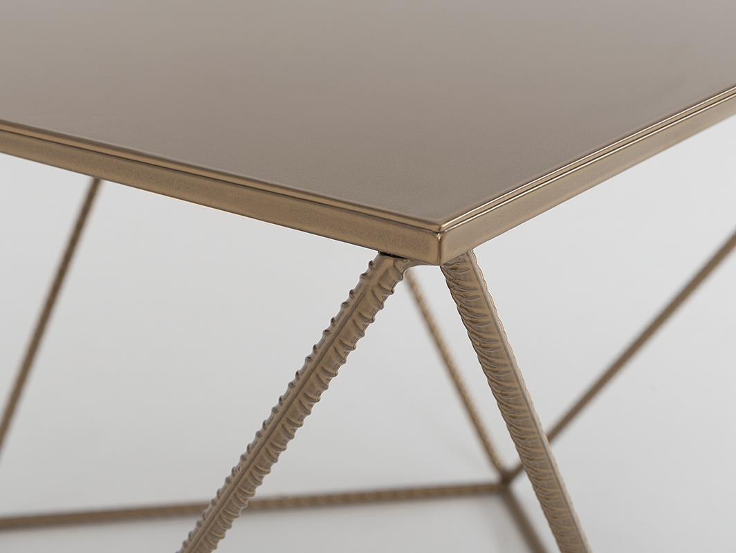 Show DARYL METAL 60 coffee table - gold DARYL METAL 60 coffee table - gold