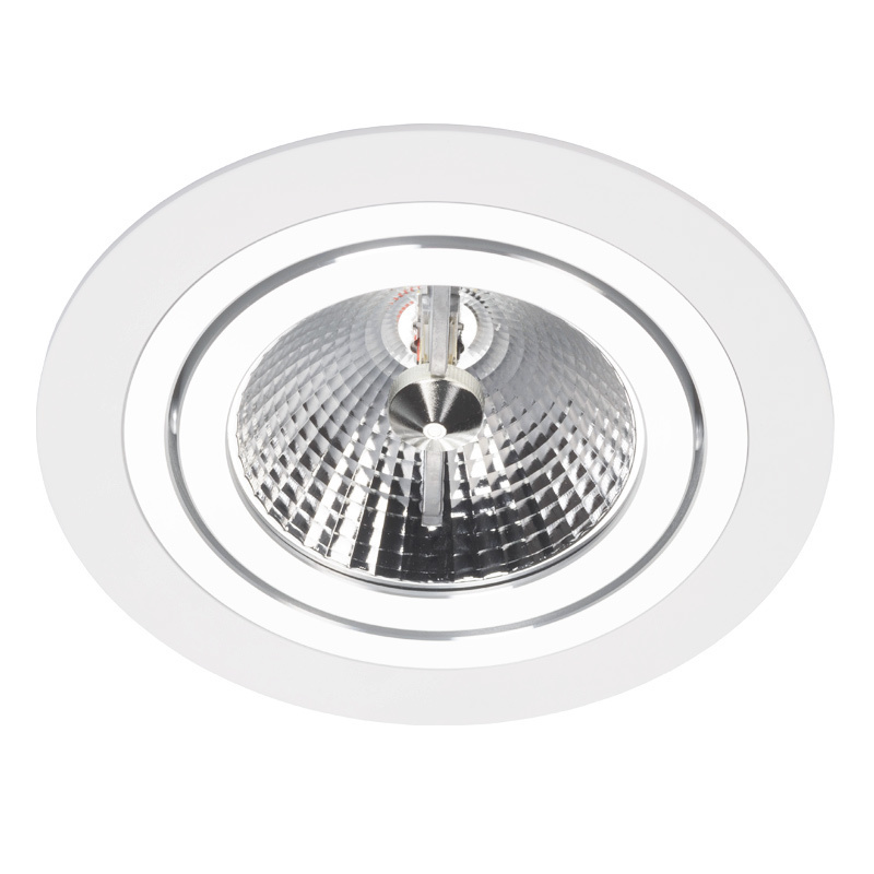 View White Alcazar Downlight with Chrome 140.WC White Alcazar Downlight with Chrome 140.WC