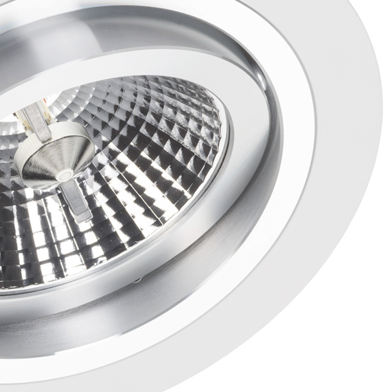Preview White Alcazar Downlight with Chrome 140.WC White Alcazar Downlight with Chrome 140.WC