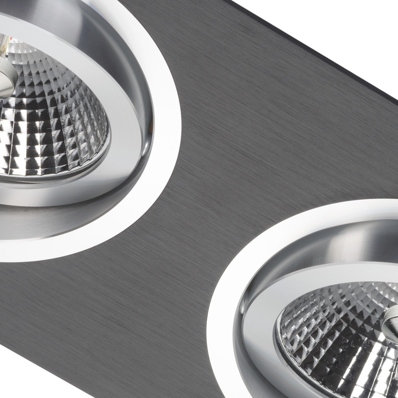 Preview Dual Alcazar Black Downlight with Chrome 142.BC Dual Alcazar Black Downlight with Chrome 142.BC