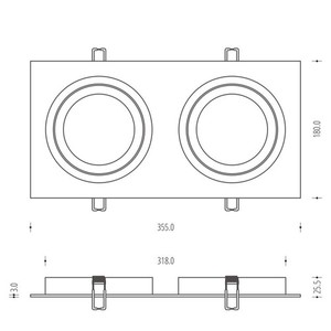 White Double Eyelet Alcazar with Chrome 142.WC 3 White Double Eyelet Alcazar with Chrome 142.WC small 3