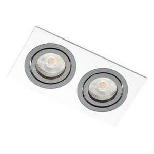 White Double Downlight with Black Alcazar 542.WB small 1
