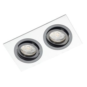 White Double Downlight with Black Alcazar 542.WB small 0