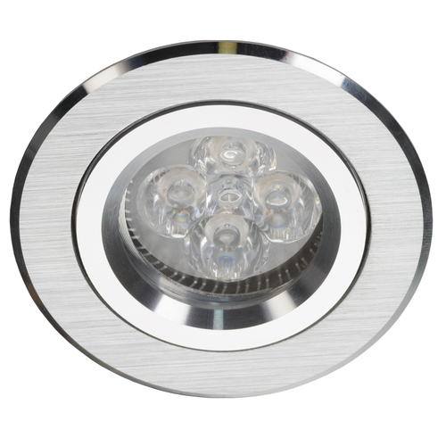 Check Lumifall Alcoy 540.SC Round Tilting Recessed Downlight Silver/Chrome